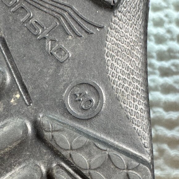 Dansko Womens Black Kane Dogs Mule Clogs Sz 40 - Picture 9 of 10